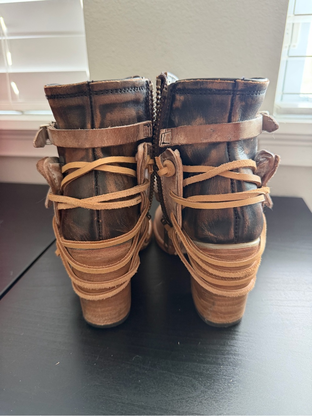 FREEBIRD by STEVEN - CARTERR heeled ankle shoes size 8 - Picture 7 of 9